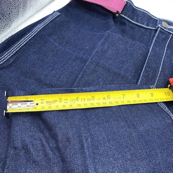 Vintage JTF Women’s Dark Jeans Pink Belt Embroidery Logo High Waisted Size 38 - Picture 14 of 16